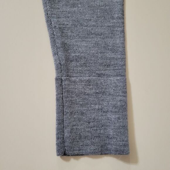 Ann Taylor LOFT Gray Open Cardigan Sweater - Picture 11 of 13